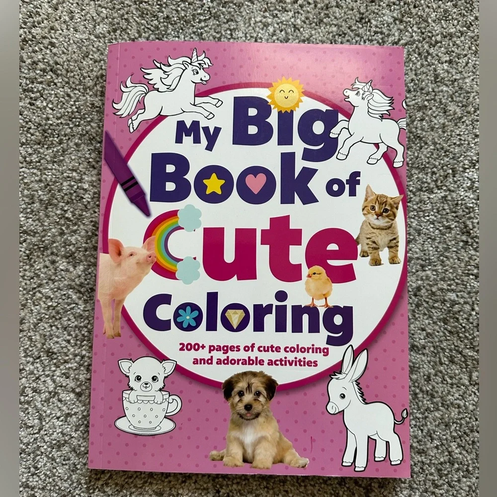 New My Big Book of Cute Coloring